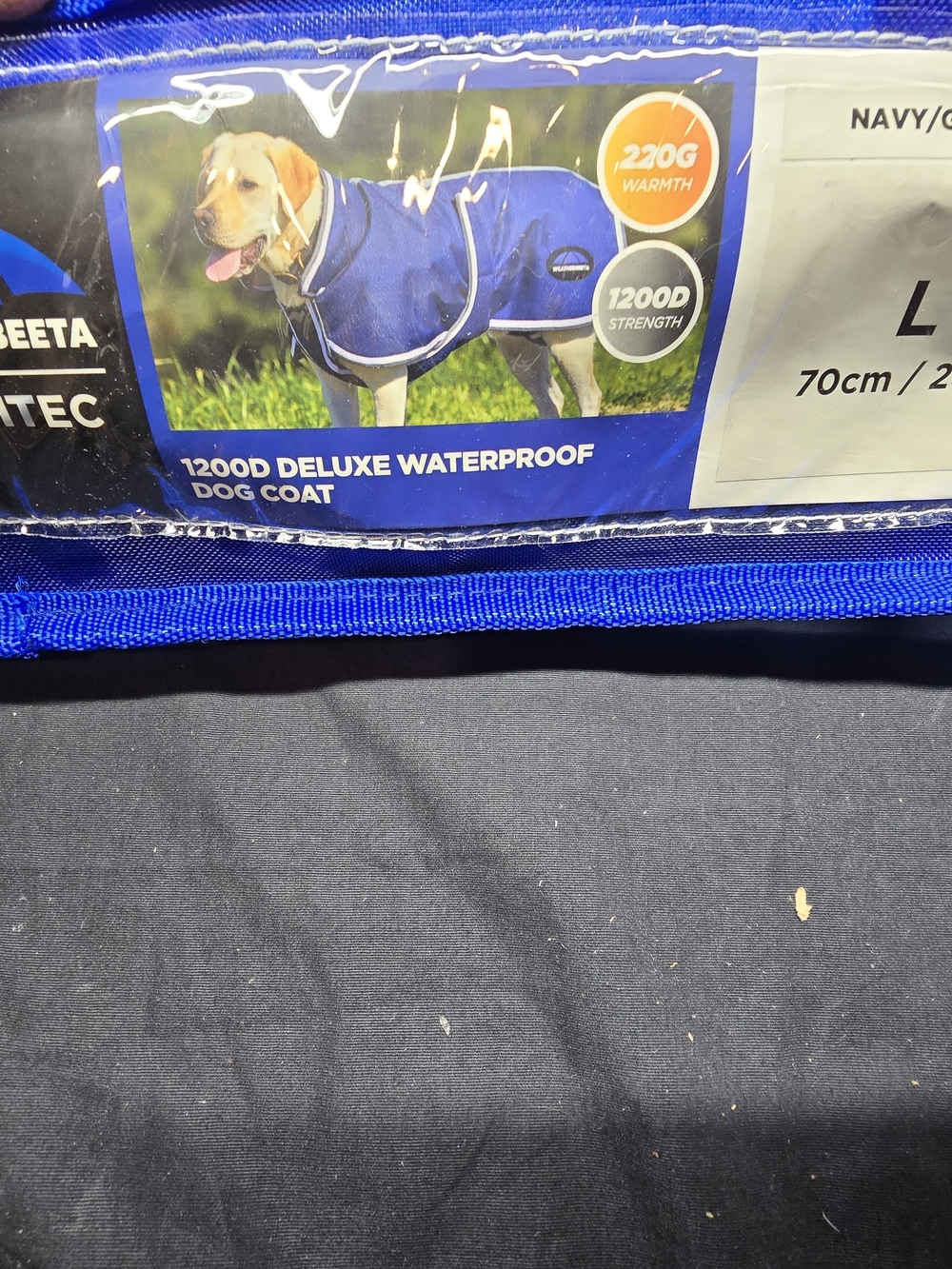 Deluxe Waterproof Dog Coat - Blue